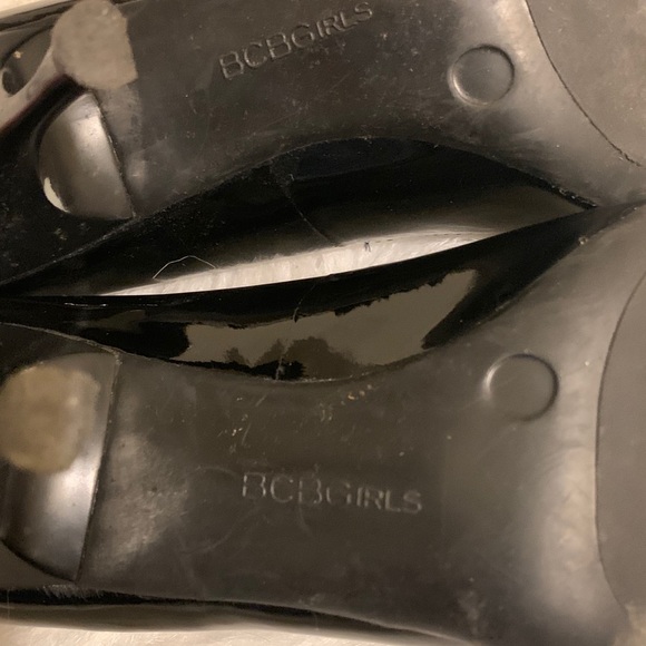 BCBGirls Black Patent Leather Heels - Picture 6 of 8